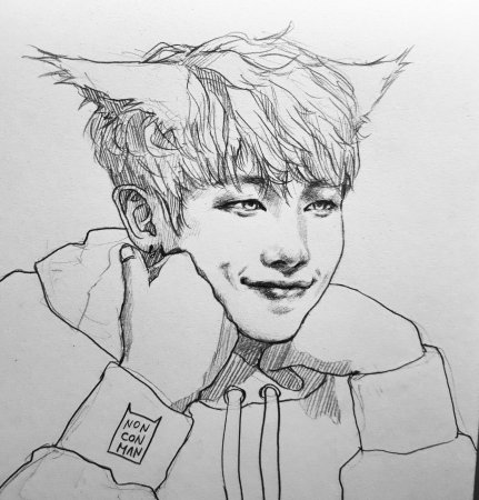 BTS Намджун рисунки