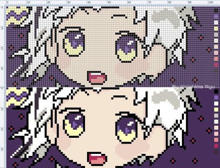 Аниме по клеточкам