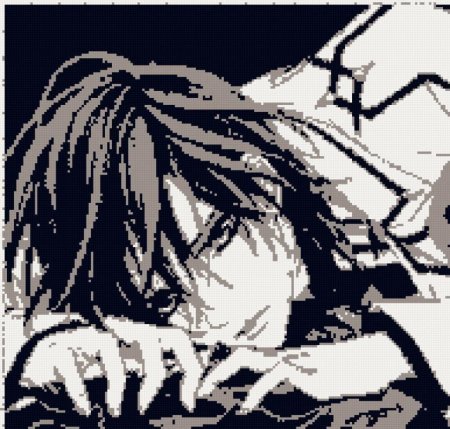 Фенечки из мулине аниме