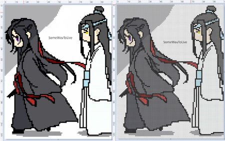 Вышивка крестом Магистр дьявольского культа