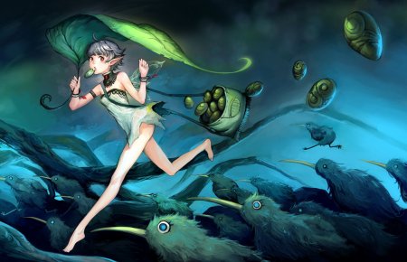 Цифровые аниме арты