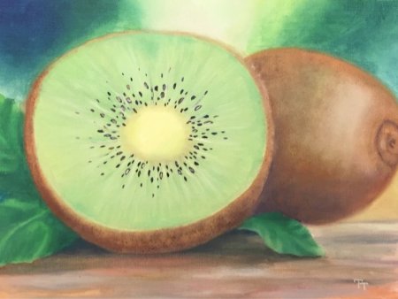 Киви картина маслом