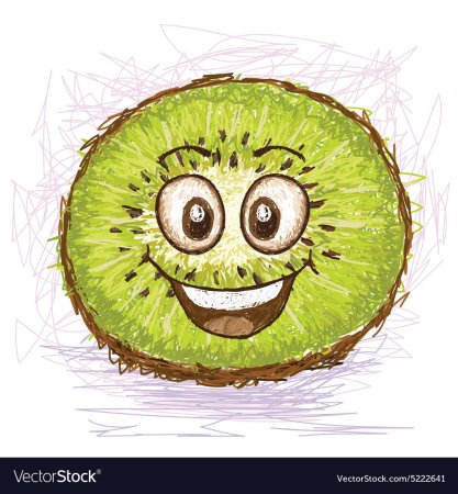 Киви с глазами
