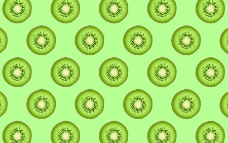 Киви фрукт паттерн