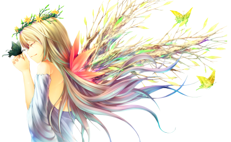 Весенние аниме арты