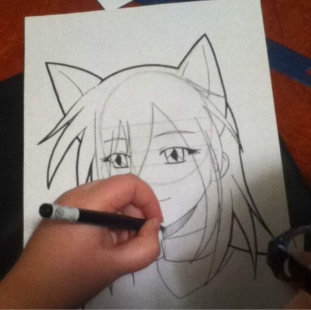 Самое легкий рисунок в аниме стиле