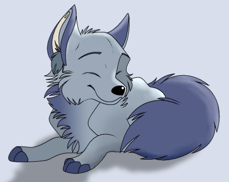 Милые мультяшные волки