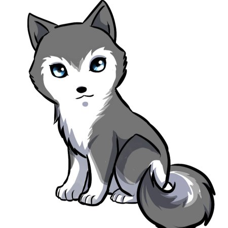 Волчонок мультяшный