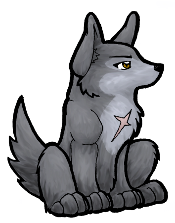 Волк мультяшный