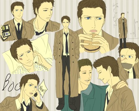 Сверхъестественное аниме Сэм/Дин