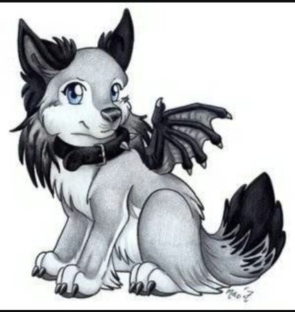 Волчонок с крыльями