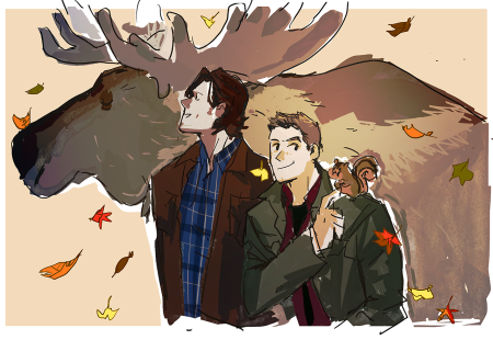 Кастиэль Дин Сэм Сэм