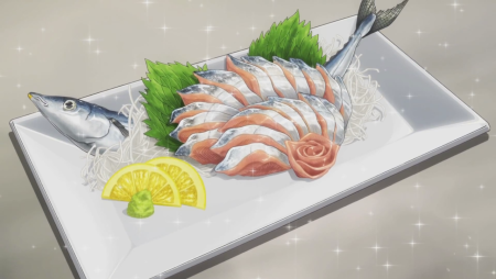 Рыбные блюда из аниме