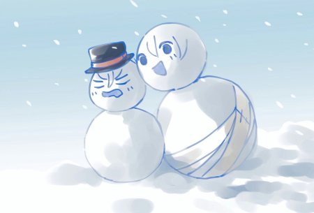 Аниме Снеговик