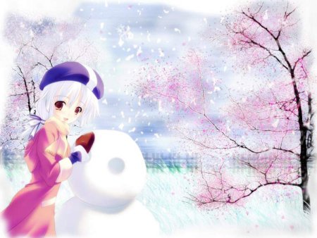 Анимешный Снеговик