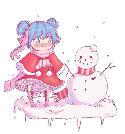 Аниме Снеговик