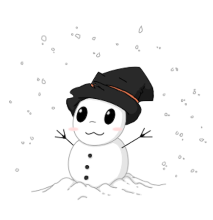 Снеговик арт