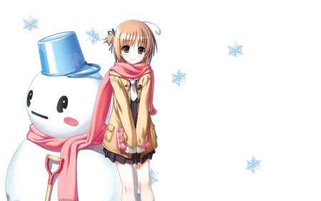 Аниме Снеговик