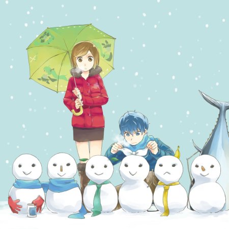 Анимешный Снеговик