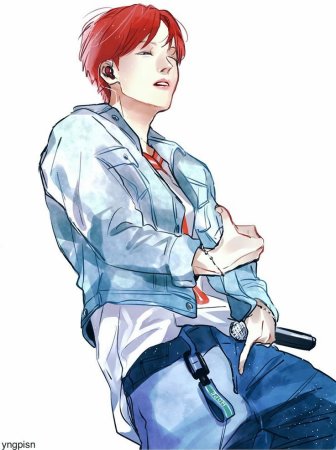 BTS аниме Хосок