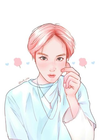 Hoseok BTS Art аниме