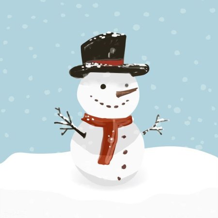 Грустный Снеговик