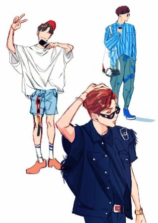 БТС аниме Джей Хоуп