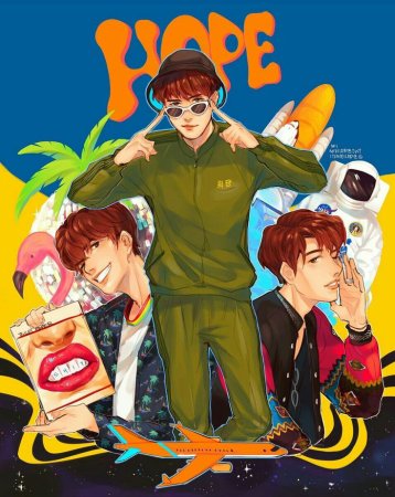 БТС аниме Хосок