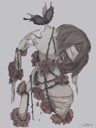 Аниме цветы для срисовки