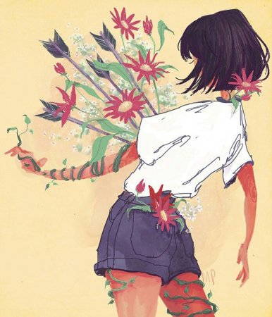 Мертвый парень аниме арт