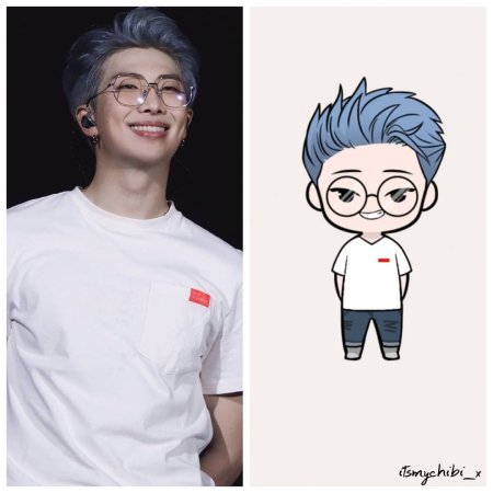 БТС мультяшные Намджун