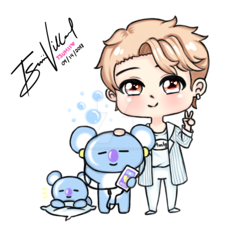 BTS Намджун рисунки