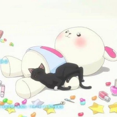 Спящий кот аниме