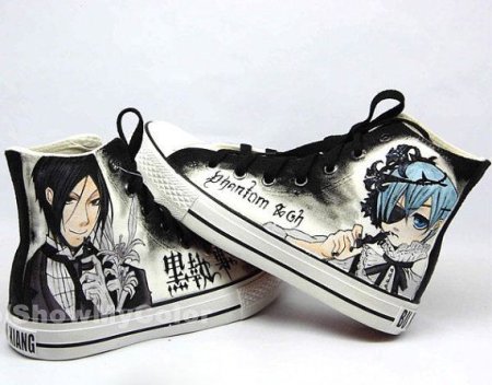 Кеды с аниме темный дворецкий