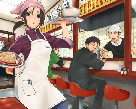 Официантка в таверне