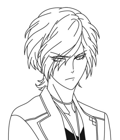 Субару Сакамаки раскраска