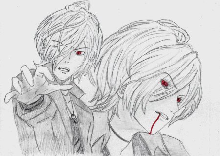 Субару Сакамаки для срисовки