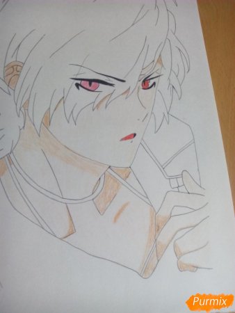 Субару Сакамаки для срисовки