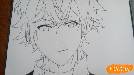 Рисовать аниме Дьявольские возлюбленные Аято