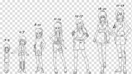 Манекены для рисования аниме Наруто