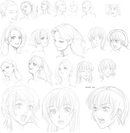 Аниме лицо туториал