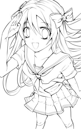 Раскраски аниме