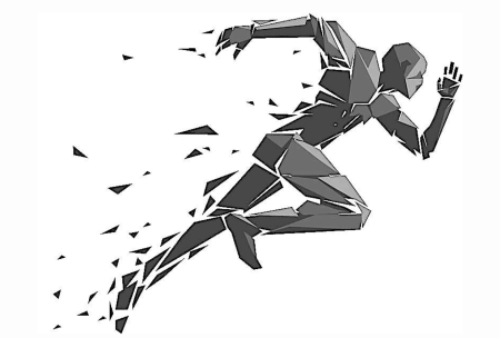 Бег абстракция