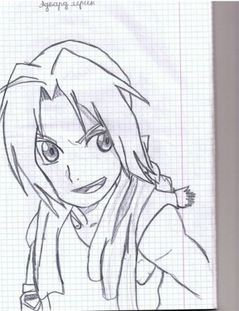 Аниме рисунки карандашом
