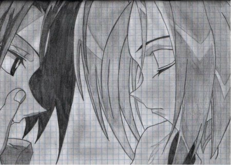 Рисунки аниме лёгкие карандашом