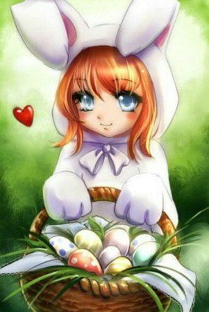 Аниме Пасхальный кролик