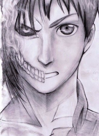 Атака титанов Эрен сривока