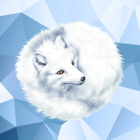 Белая лиса