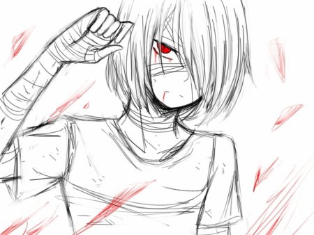 Джефф убийца аниме раскраска