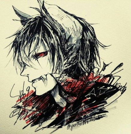 Рисунки для срисовки аниме девушки психи